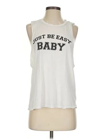 Pre-owned Assorted Brands Sleeveless T-shirt In White