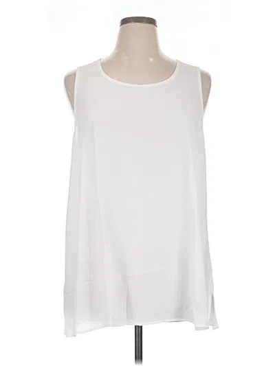 Assorted Brands Sleeveless T-shirt In White