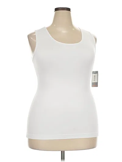 Assorted Brands Sleeveless T-shirt In White