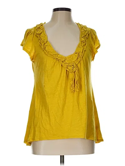 Pre-owned Assorted Brands Sleeveless T-shirt In Yellow