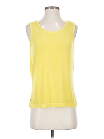 Pre-owned Assorted Brands Sleeveless T-shirt In Yellow