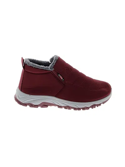 Pre-owned Assorted Brands Sneakers In Burgundy