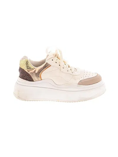 Pre-owned Assorted Brands Sneakers In Ivory