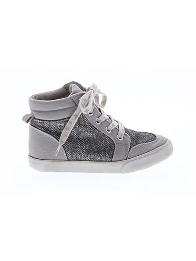 Pre-owned Assorted Brands Kids' Sneakers In Silver