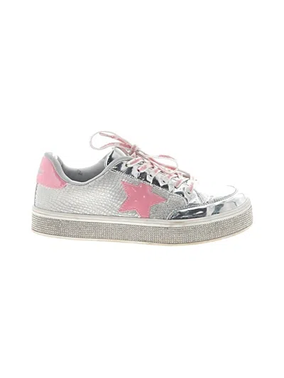 Pre-owned Assorted Brands Sneakers In Silver