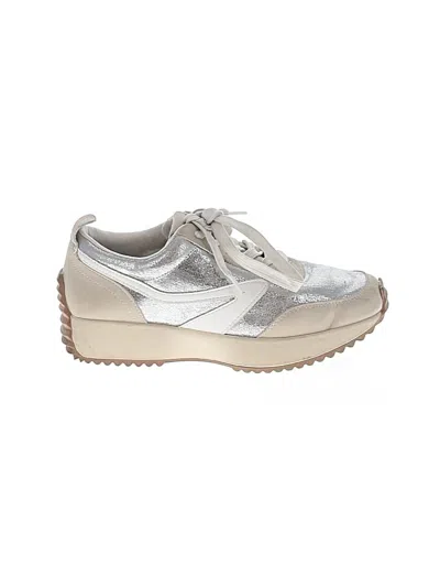 Pre-owned Assorted Brands Sneakers In Silver