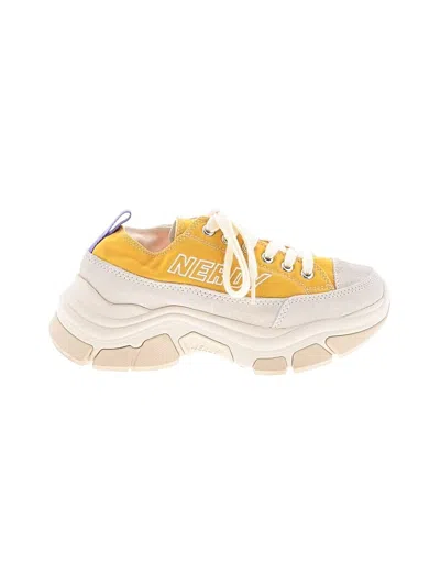 Pre-owned Assorted Brands Sneakers In Yellow