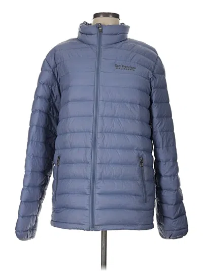 Pre-owned Assorted Brands Snow Jacket In Blue