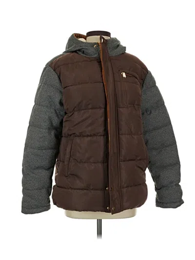 Pre-owned Assorted Brands Snow Jacket In Brown