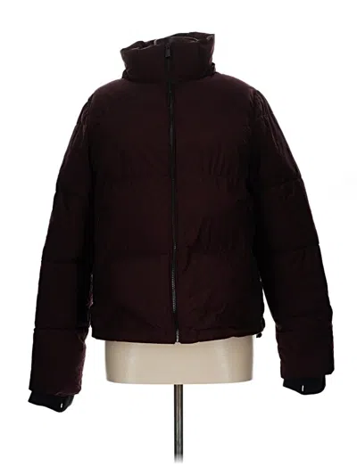 Pre-owned Assorted Brands Snow Jacket In Burgundy