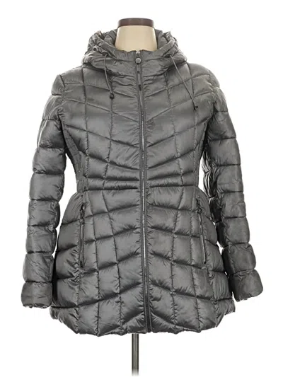 Pre-owned Assorted Brands Snow Jacket In Gray