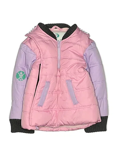 Pre-owned Assorted Brands Kids' Snow Jacket In Pink