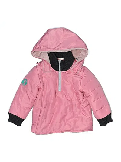 Pre-owned Assorted Brands Kids' Snow Jacket In Pink