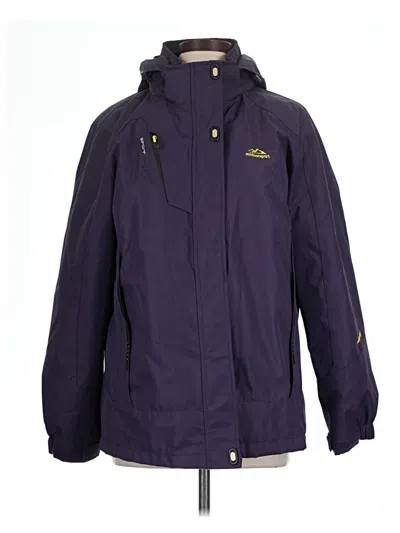 Pre-owned Assorted Brands Snow Jacket In Purple