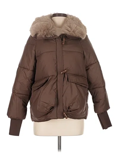 Pre-owned Assorted Brands Snow Jacket In Tan