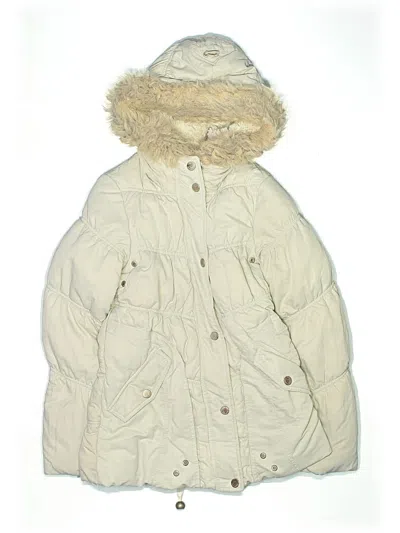Pre-owned Assorted Brands Kids' Snow Jacket In White