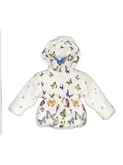 Pre-owned Assorted Brands Kids' Snow Jacket In White