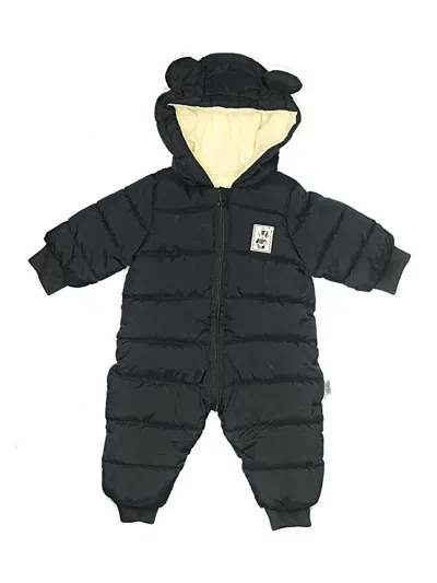 Pre-owned Assorted Brands Kids' Snow Pants With Bib In Black