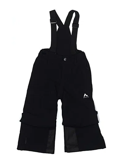 Pre-owned Assorted Brands Kids' Snow Pants With Bib In Black