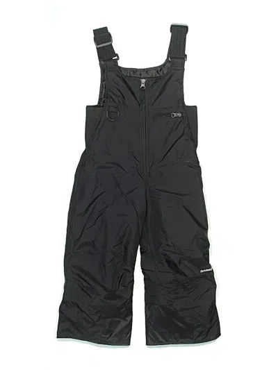 Pre-owned Assorted Brands Kids' Snow Pants With Bib In Black