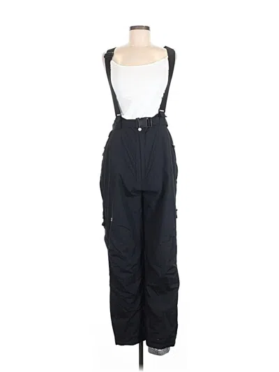 Pre-owned Assorted Brands Snow Pants With Bib In Black