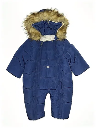 Pre-owned Assorted Brands Kids' Snow Pants With Bib In Blue