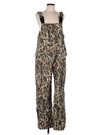 Pre-owned Assorted Brands Snow Pants With Bib In Gold