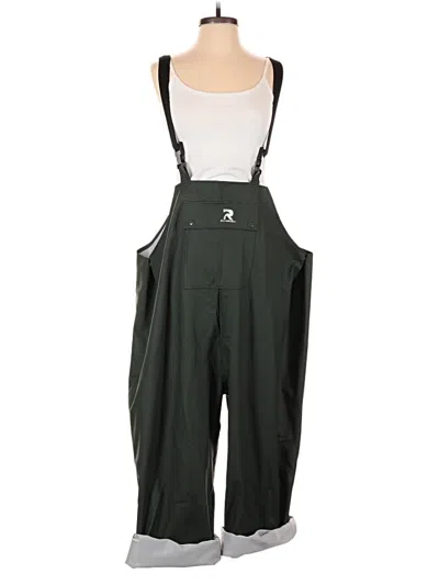 Pre-owned Assorted Brands Snow Pants With Bib In Green