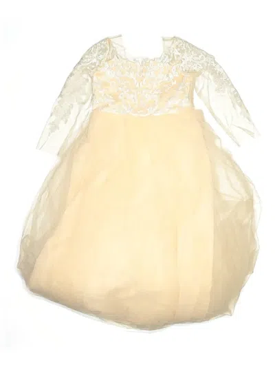 Pre-owned Assorted Brands Kids' Special Occasion Dress In Ivory