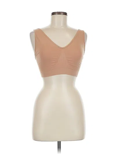 Pre-owned Assorted Brands Sports Bra In Brown