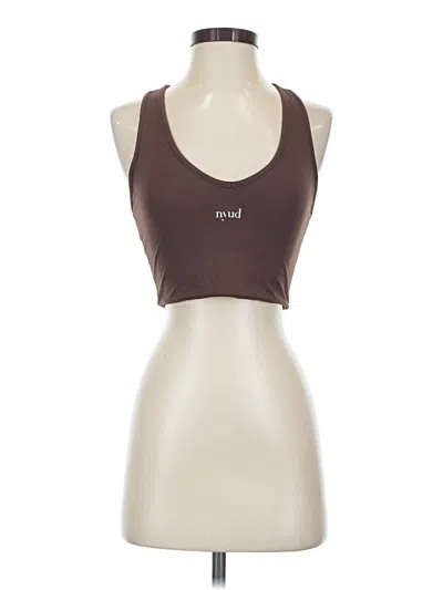 Pre-owned Assorted Brands Sports Bra In Brown