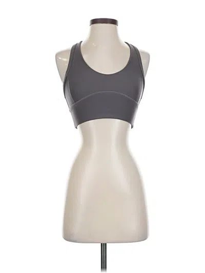 Pre-owned Assorted Brands Sports Bra In Gray