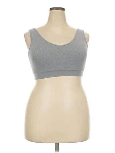Pre-owned Assorted Brands Sports Bra In Gray