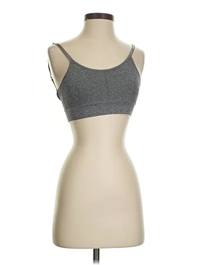 Pre-owned Assorted Brands Sports Bra In Gray