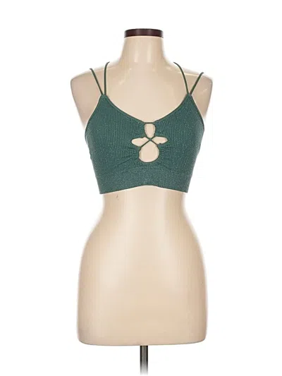 Pre-owned Assorted Brands Sports Bra In Green