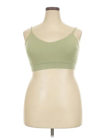 Pre-owned Assorted Brands Sports Bra In Green