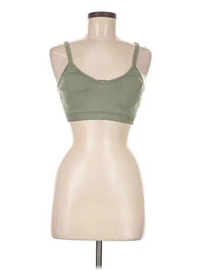 Pre-owned Assorted Brands Sports Bra In Green