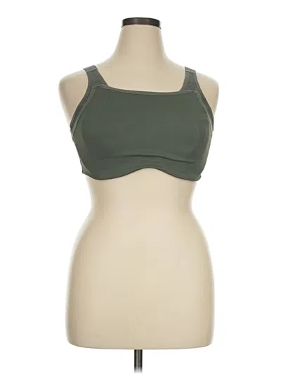 Pre-owned Assorted Brands Sports Bra In Green