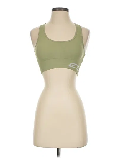 Pre-owned Assorted Brands Sports Bra In Green