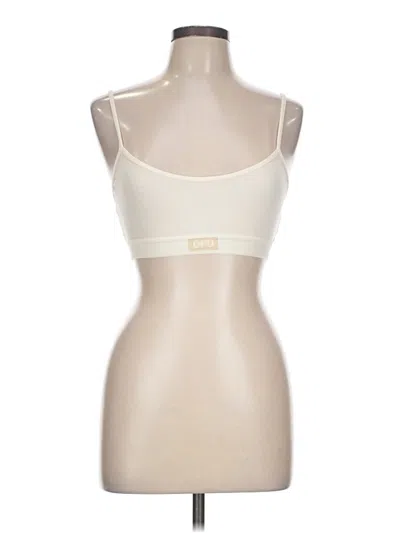 Pre-owned Assorted Brands Sports Bra In Ivory