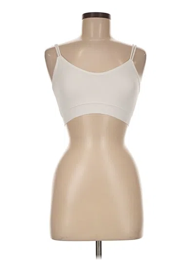 Pre-owned Assorted Brands Sports Bra In Ivory