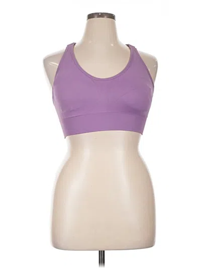 Pre-owned Assorted Brands Sports Bra In Purple
