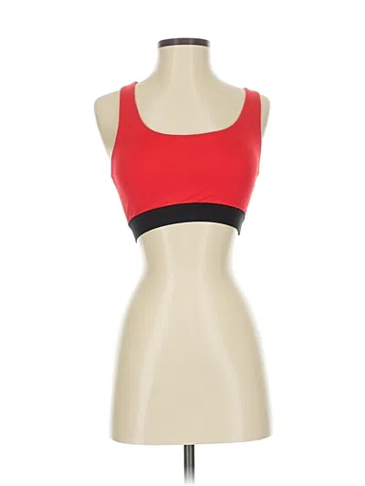 Pre-owned Assorted Brands Sports Bra In Red