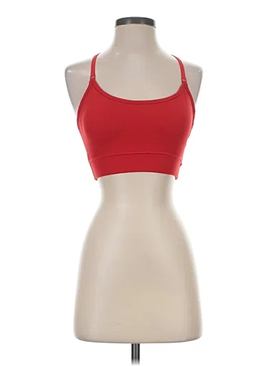 Pre-owned Assorted Brands Sports Bra In Red
