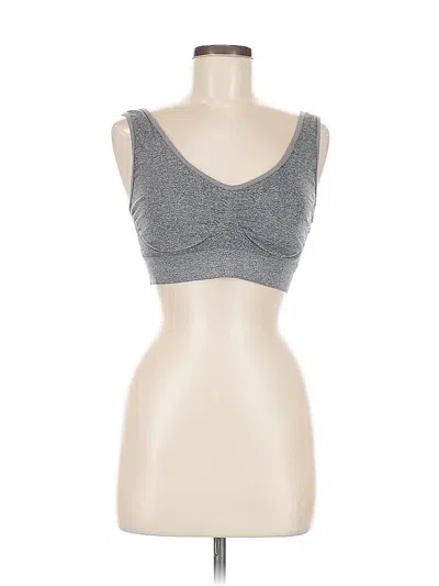 Pre-owned Assorted Brands Sports Bra In Silver