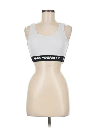 Pre-owned Assorted Brands Sports Bra In Silver