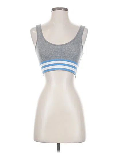 Pre-owned Assorted Brands Sports Bra In Silver