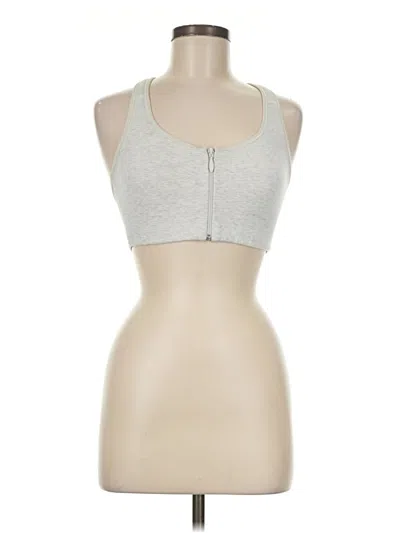 Pre-owned Assorted Brands Sports Bra In Silver