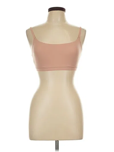 Pre-owned Assorted Brands Sports Bra In Tan
