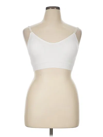 Pre-owned Assorted Brands Sports Bra In White